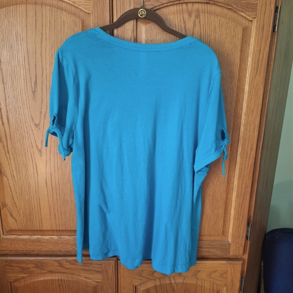 Lane Bryant Cacique Sleep Set Size 14/16 Tropical Palm Print Cotton Modal Spande - Picture 2 of 12